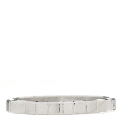 Chopard 18K White Gold Diamond Ice Cube Half Set Band Ring 53 6.5 2 of 7