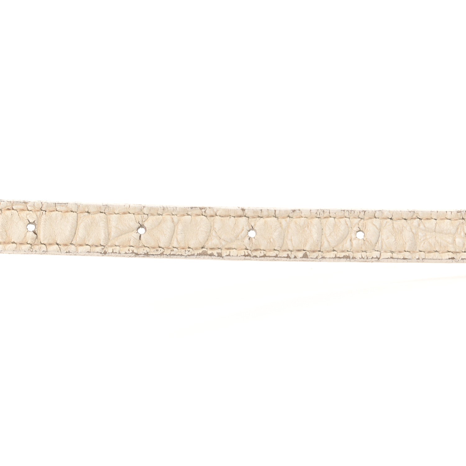 Balenciaga Calfskin Crocodile Embossed Small Hourglass Top Handle Bag White 20 of 28