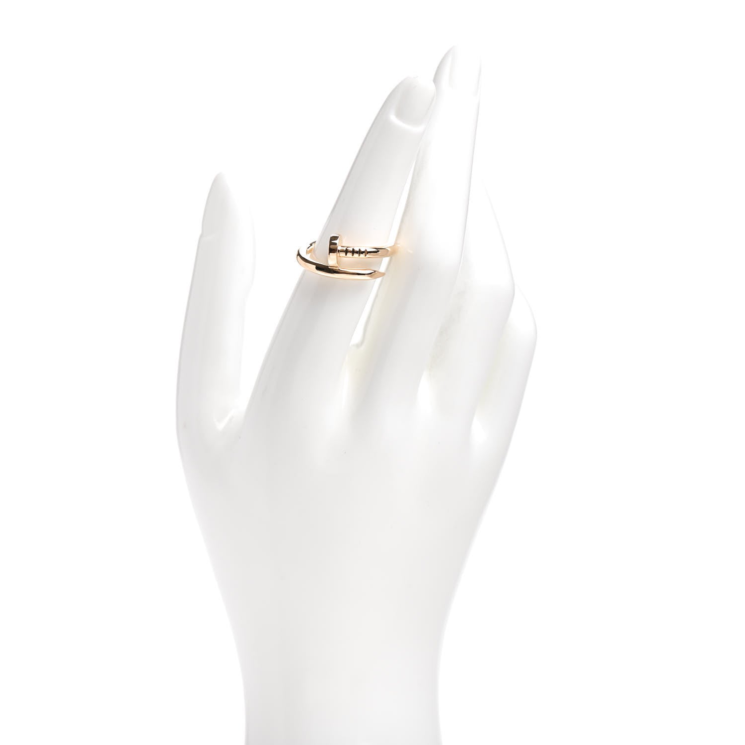 Cartier 18K Yellow Gold Juste Un Clou Ring 55 7.25 2 of 5