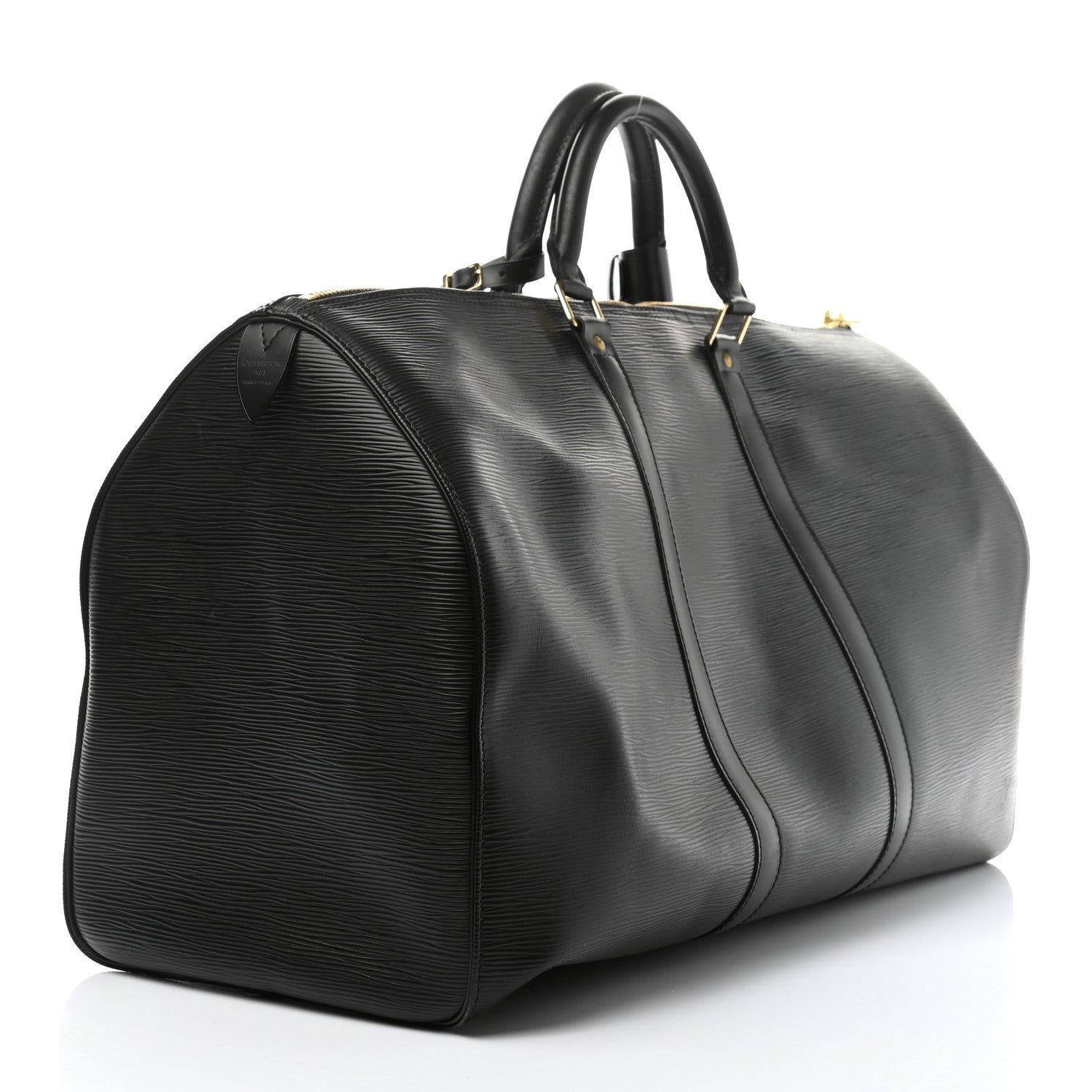Louis Vuitton Epi Keepall 50 Black 2 of 11
