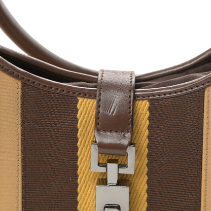 Gucci Canvas Web Small Jackie O Hobo Brown 16 of 20
