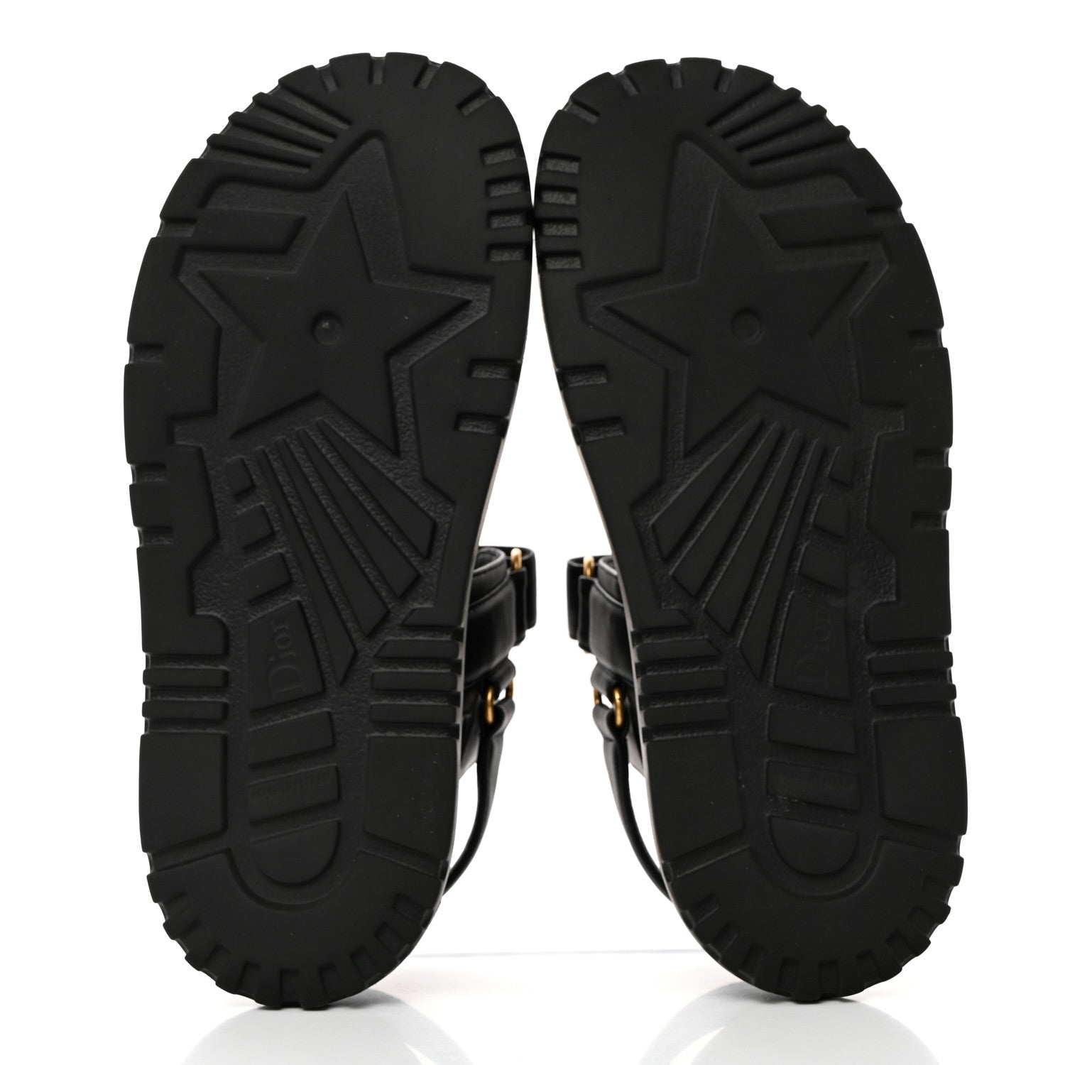 Christian Dior Lambskin Dioract 10mm Sandals 39 Black 5 of 8