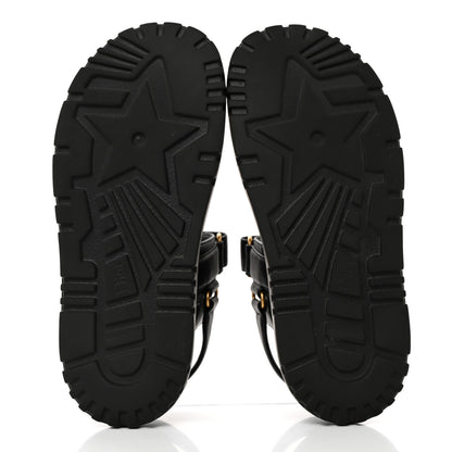 Christian Dior Lambskin Dioract 10mm Sandals 39 Black 5 of 8