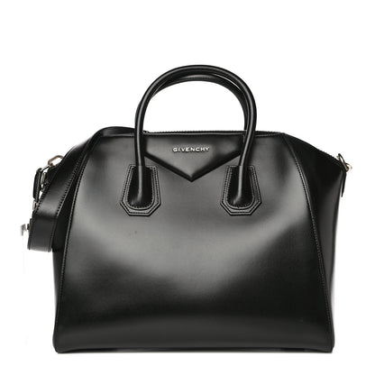 Givenchy Shiny Lord Calfskin Medium Antigona Black 1 of 17