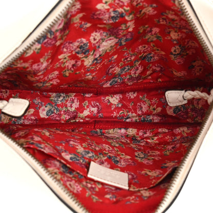 Gucci Nappa Web Trapuntata Small GG Shoulder Bag White 5 of 17