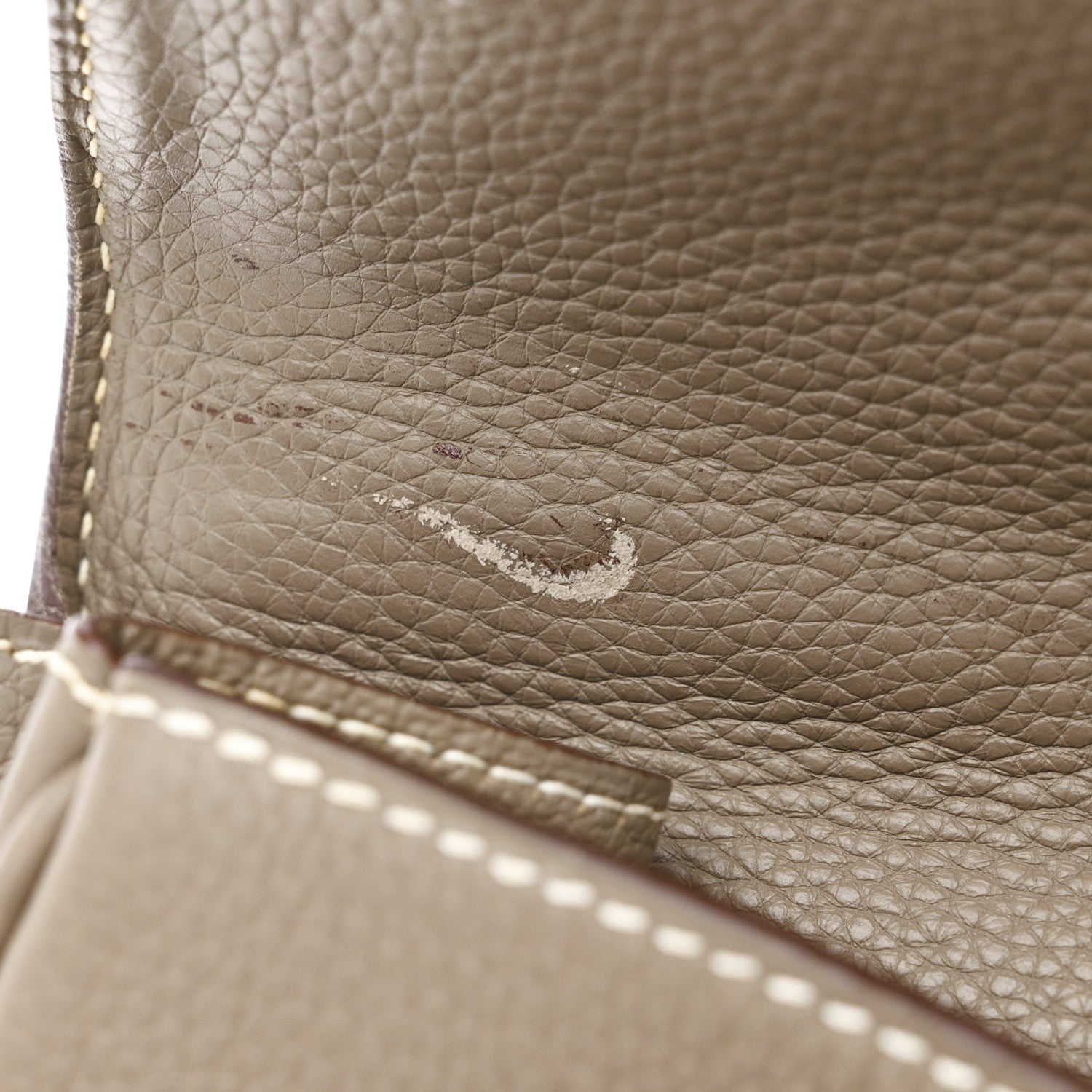 Hermes Taurillon Clemence Voyage Kelly 50 Etoupe 13 of 14