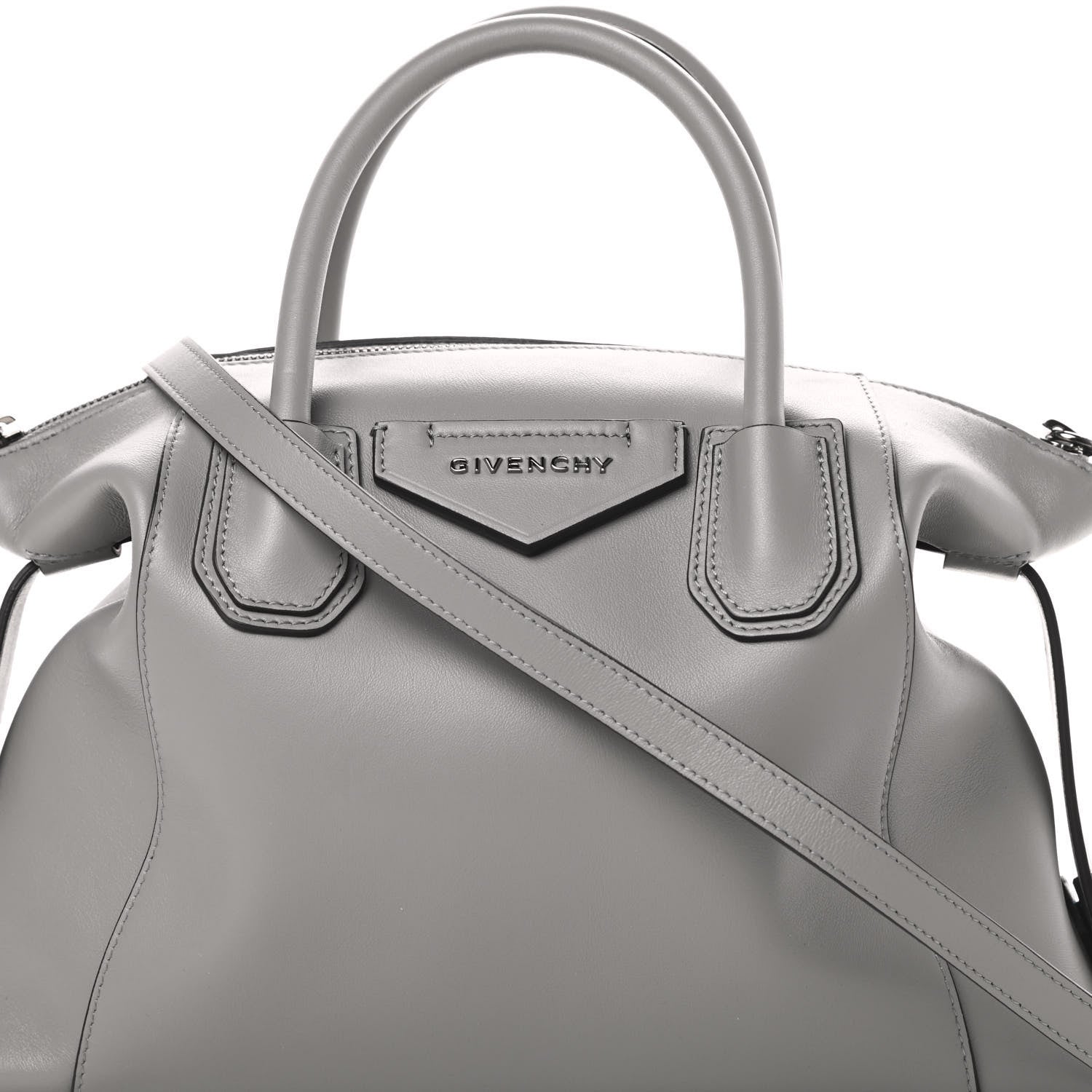 Givenchy Calfskin Small Soft Antigona Pearl Grey 7 of 9