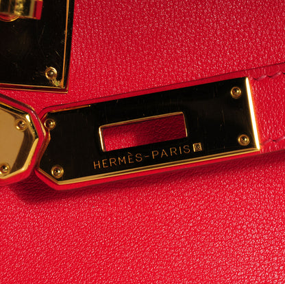 Hermes Gulliver Kelly Retourne 32 Rouge Vif 5 of 27
