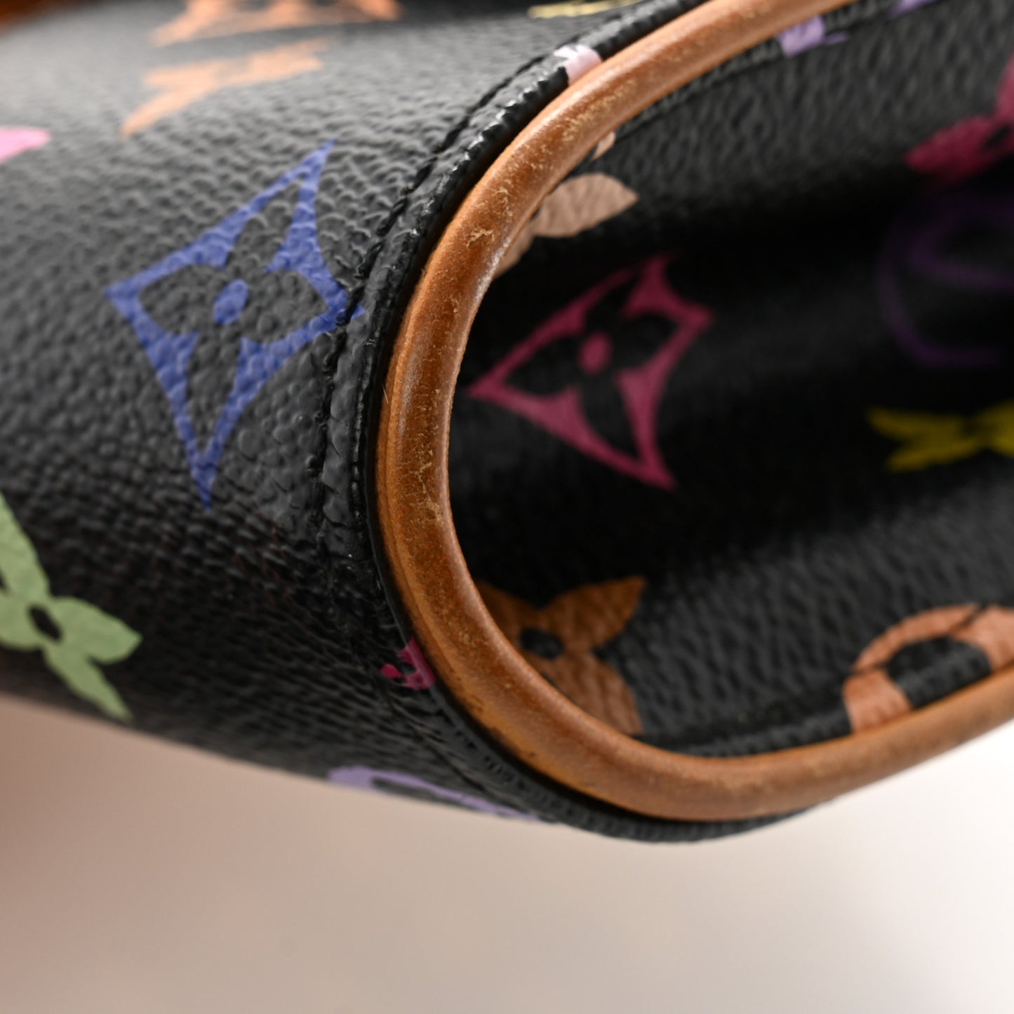 Monogram Multicolor Courtney Clutch Black