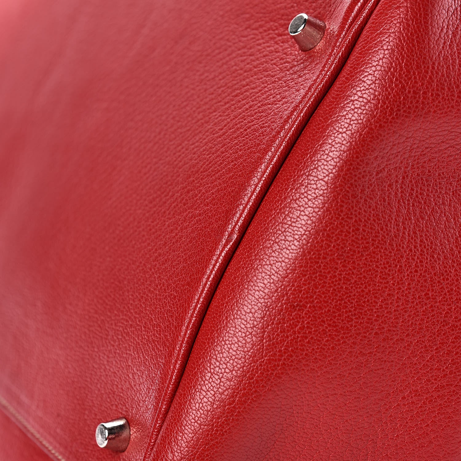 Prada Goatskin Cerniera Doctor Bag Rubino 10 of 14