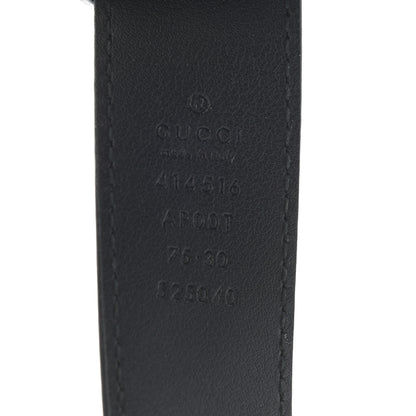 Gucci Calfskin Double G 30mm Belt 75 30 Black 5 of 6