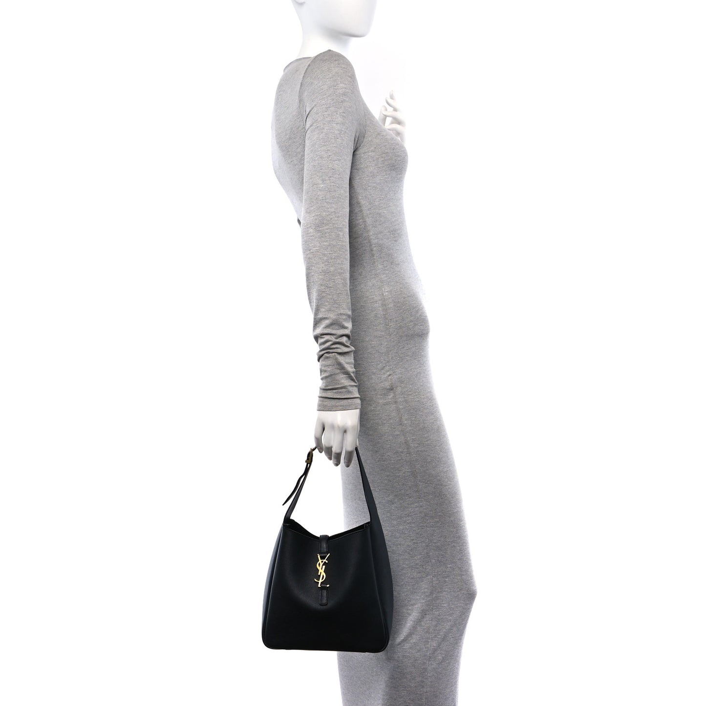 Smooth Calfskin Small Le 5 A 7 Soft Hobo Black