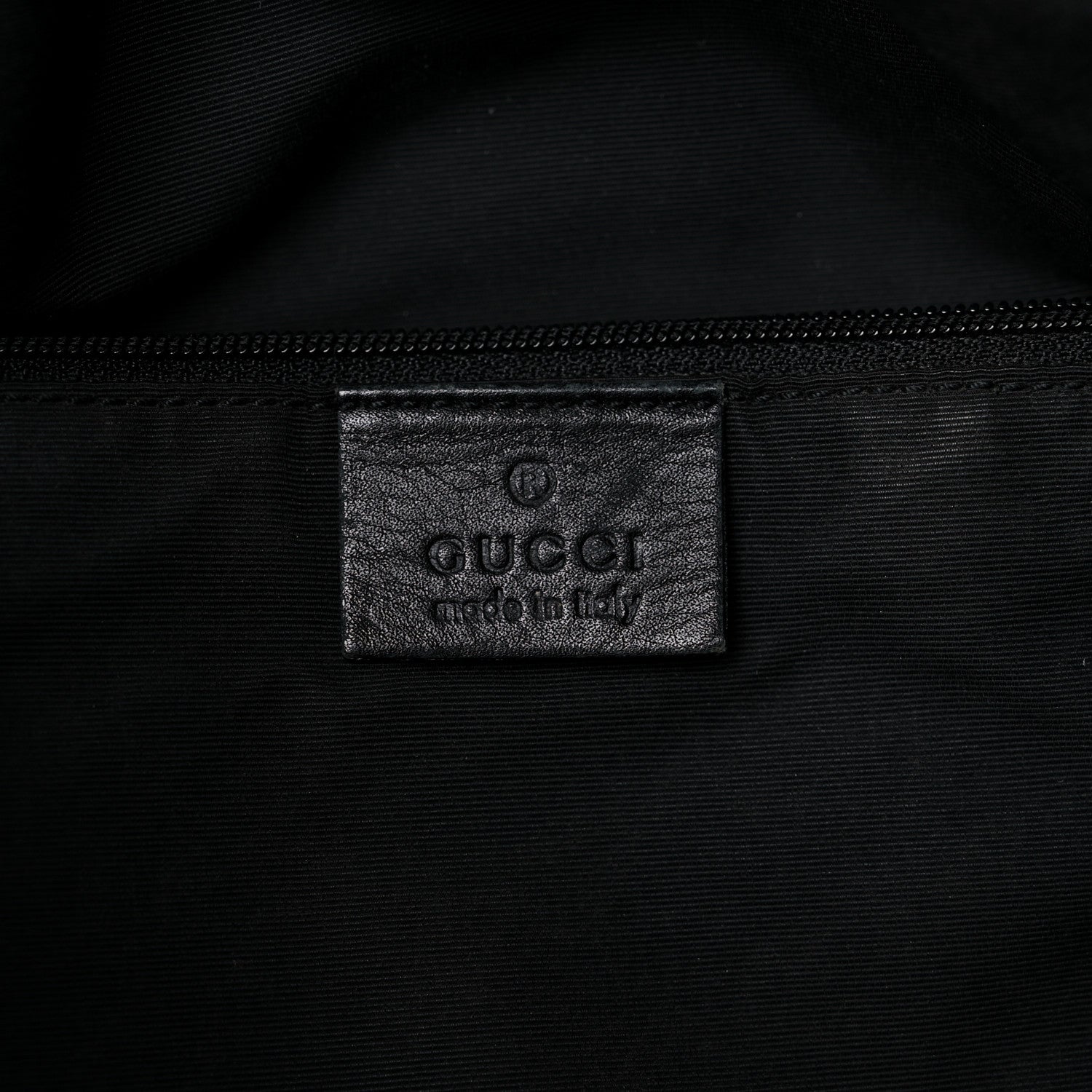 Gucci Denim Monogram Hobo Black 5 of 11
