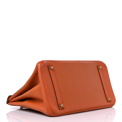 Hermes Taurillon Clemence Birkin 35 Potiron 3 of 15