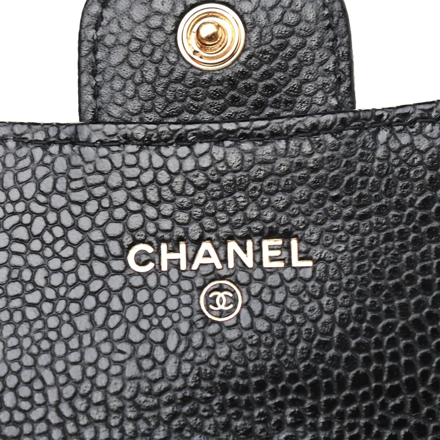 Chanel Caviar Quilted Flap Card Holder Black 6 of 8