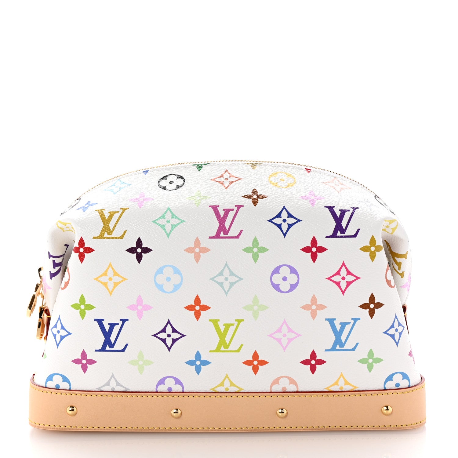 Louis Vuitton LV x TM Monogram Multicolor Cosmetic Pouch GM White 1 of 7