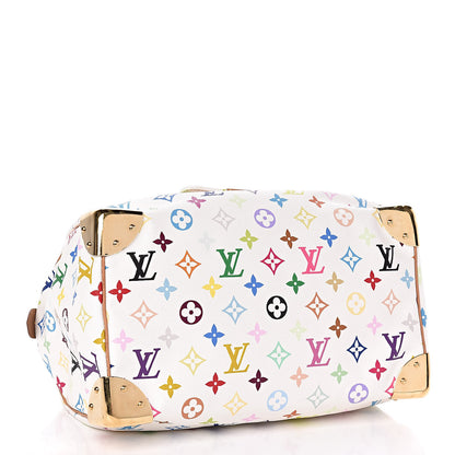 Louis Vuitton Monogram Multicolor Speedy 30 White 4 of 9