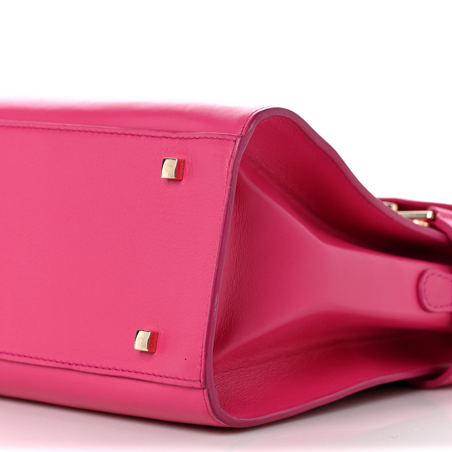 Calfskin GM Tempete Satchel Fuchsia