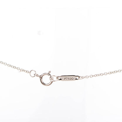 Tiffany Platinum Diamond .31ct Solitaire Pendant Necklace 4 of 6