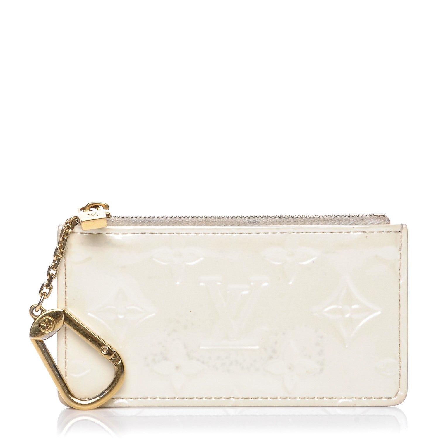 Louis Vuitton Vernis Key Pouch Perle 1 of 9