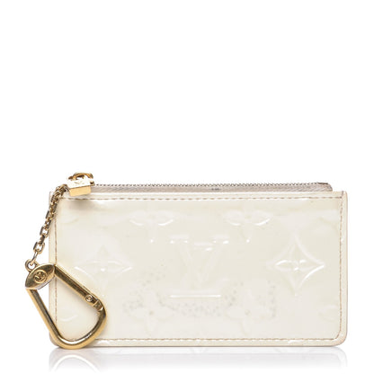 Louis Vuitton Vernis Key Pouch Perle 1 of 9