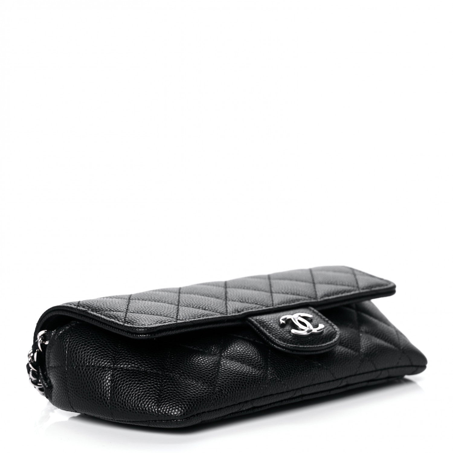 Chanel Caviar Quilted Glasses Case With Chain Black 4 of 13