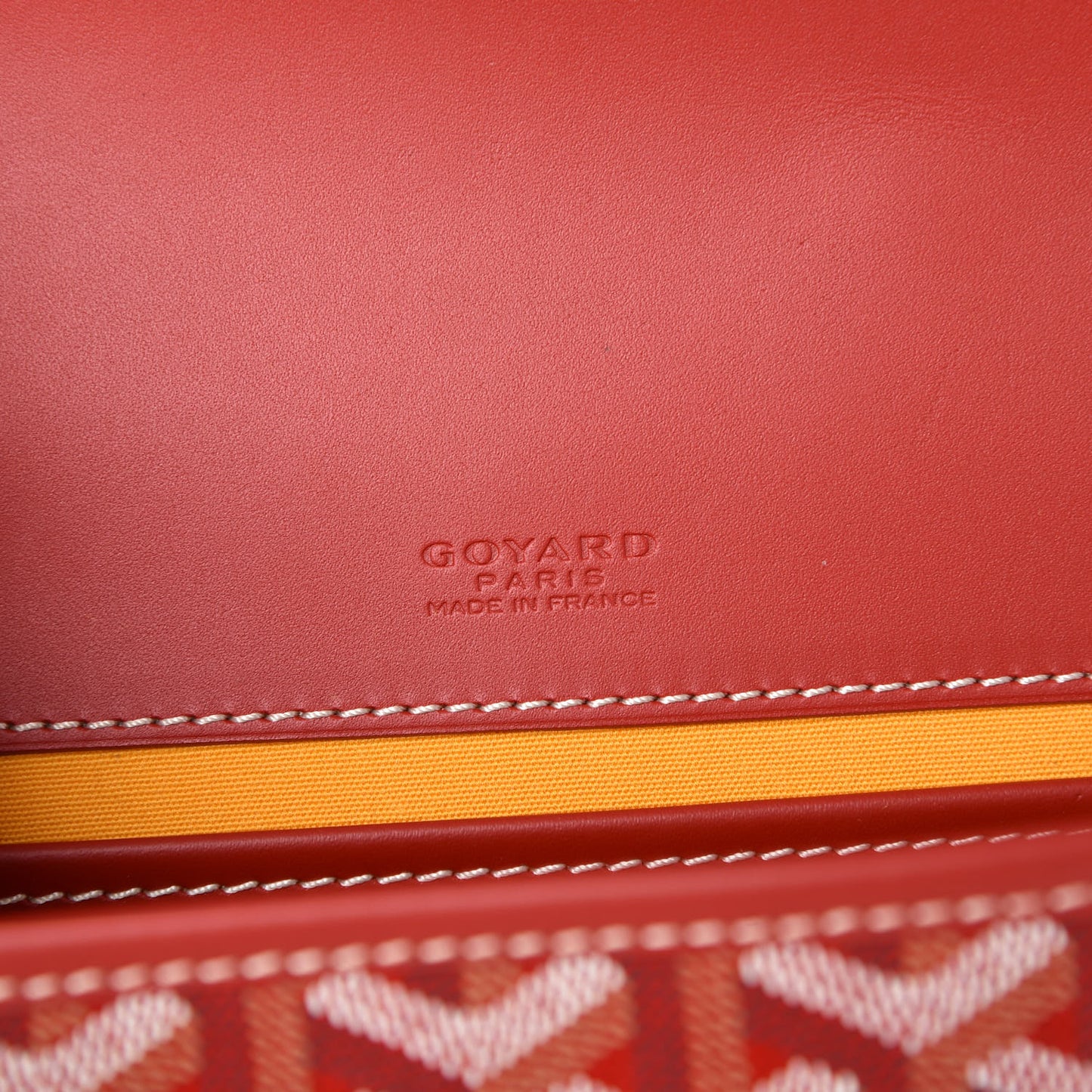 Goyardine Belvedere PM Messenger Bag Red