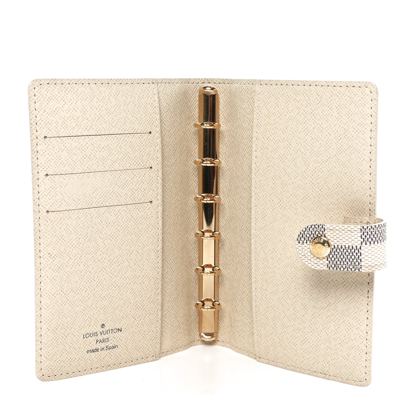 Damier Azur Small Ring Agenda Cover