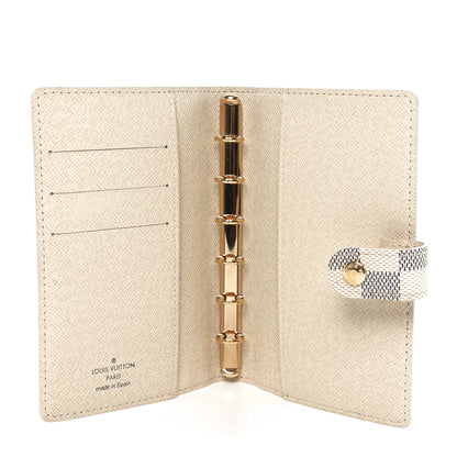 Louis Vuitton Damier Azur Small Ring Agenda Cover 5 of 6