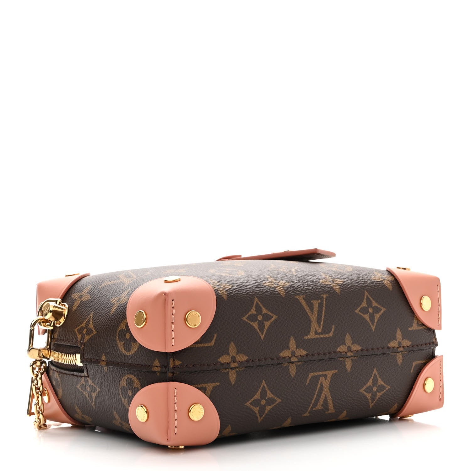 Louis Vuitton Monogram Petite Malle Souple Peach 4 of 9