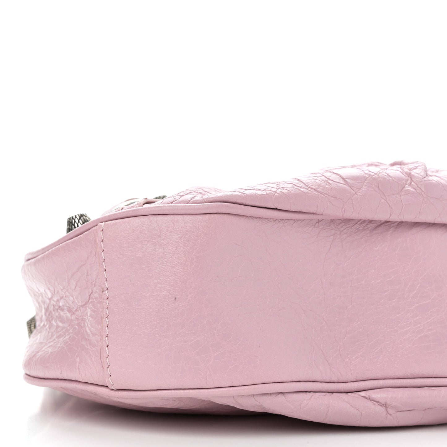 Agneau Arena Le Cagole Shoulder Bag XS Candy Pink