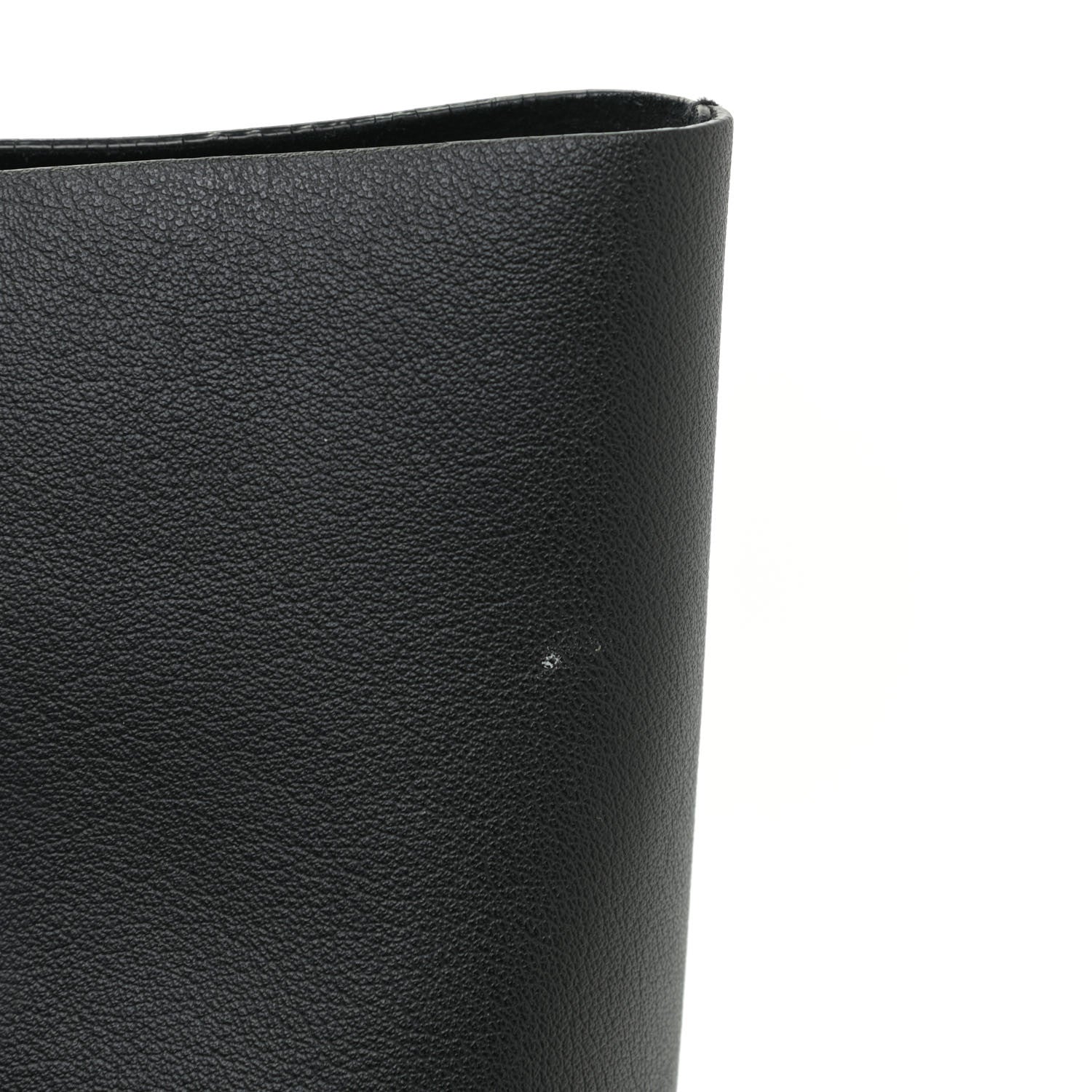 Saint Laurent Calfskin Large Shopping Tote Black 13 of 14
