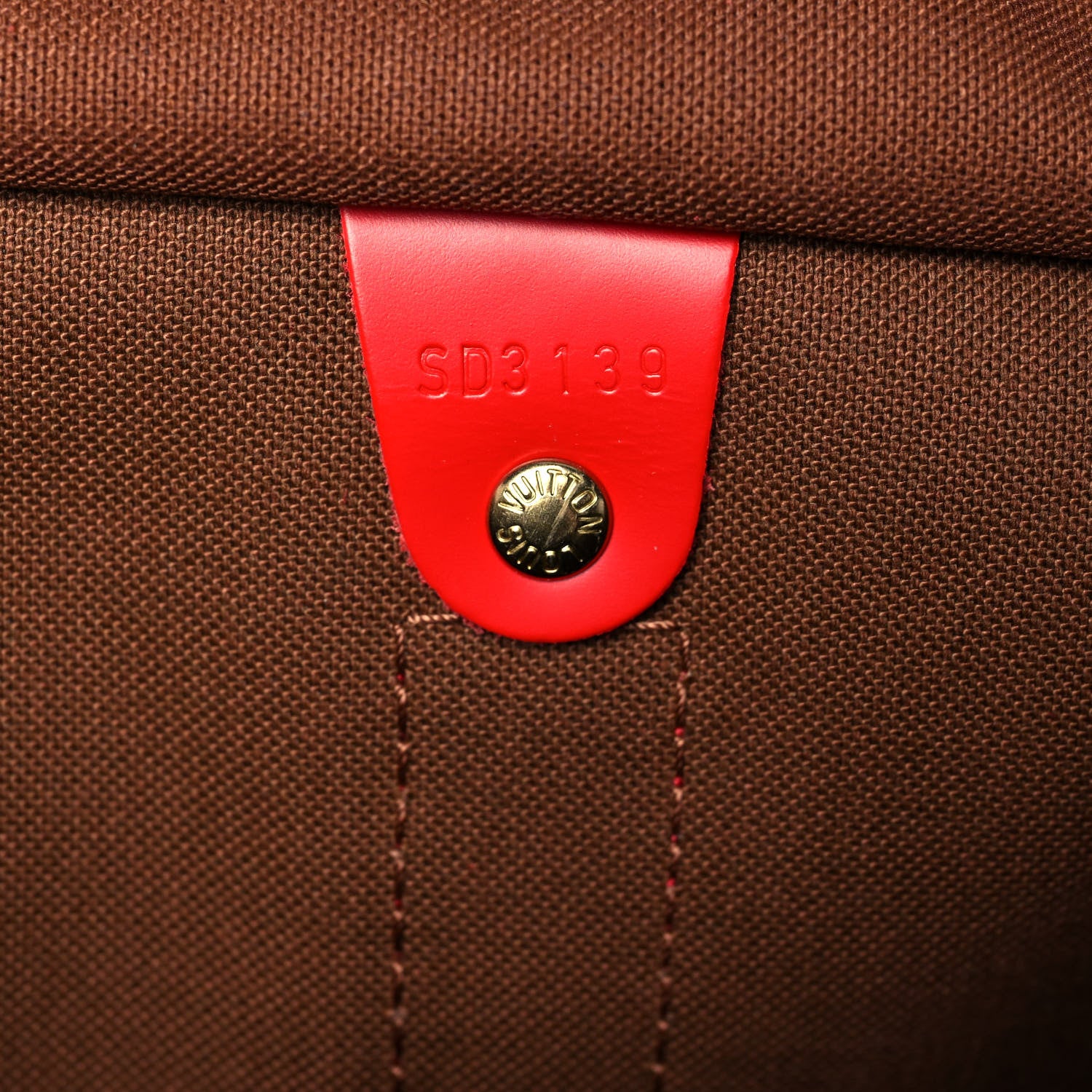 Louis Vuitton Calfskin Monogram Keepall Bandouliere 50 Coquelicot 7 of 14