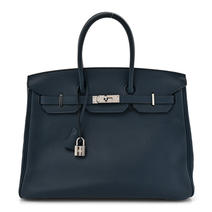 Hermes Swift Birkin 35 Bleu De Prusse 1 of 15