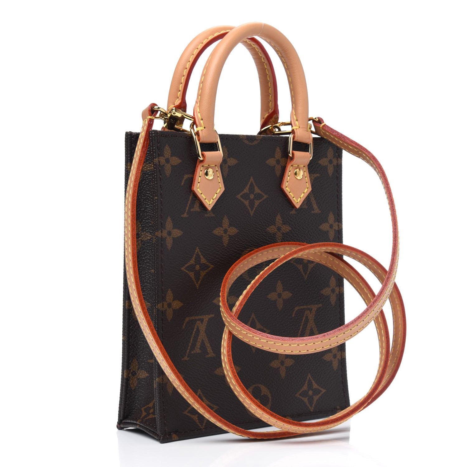 Louis Vuitton Monogram Petit Sac Plat 2 of 3