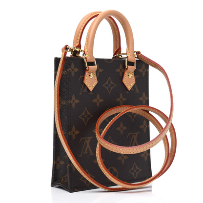 Louis Vuitton Monogram Petit Sac Plat 2 of 3