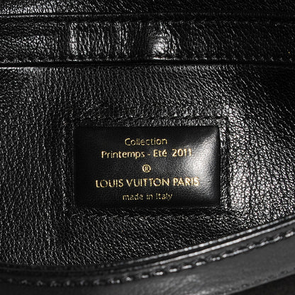 Louis Vuitton Chèvre Suede Crystals Avant Garde Pochette Black 5 of 7