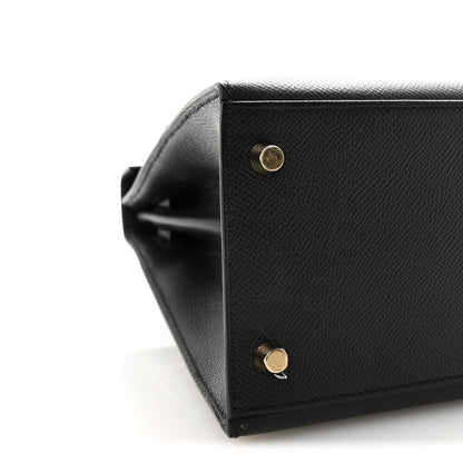 Hermes Epsom Kelly Sellier 28 Black 8 of 10