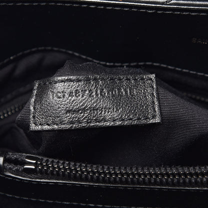 Saint Laurent Calfskin Y Quilted Monogram Medium Loulou Chain Satchel Black 7 of 12