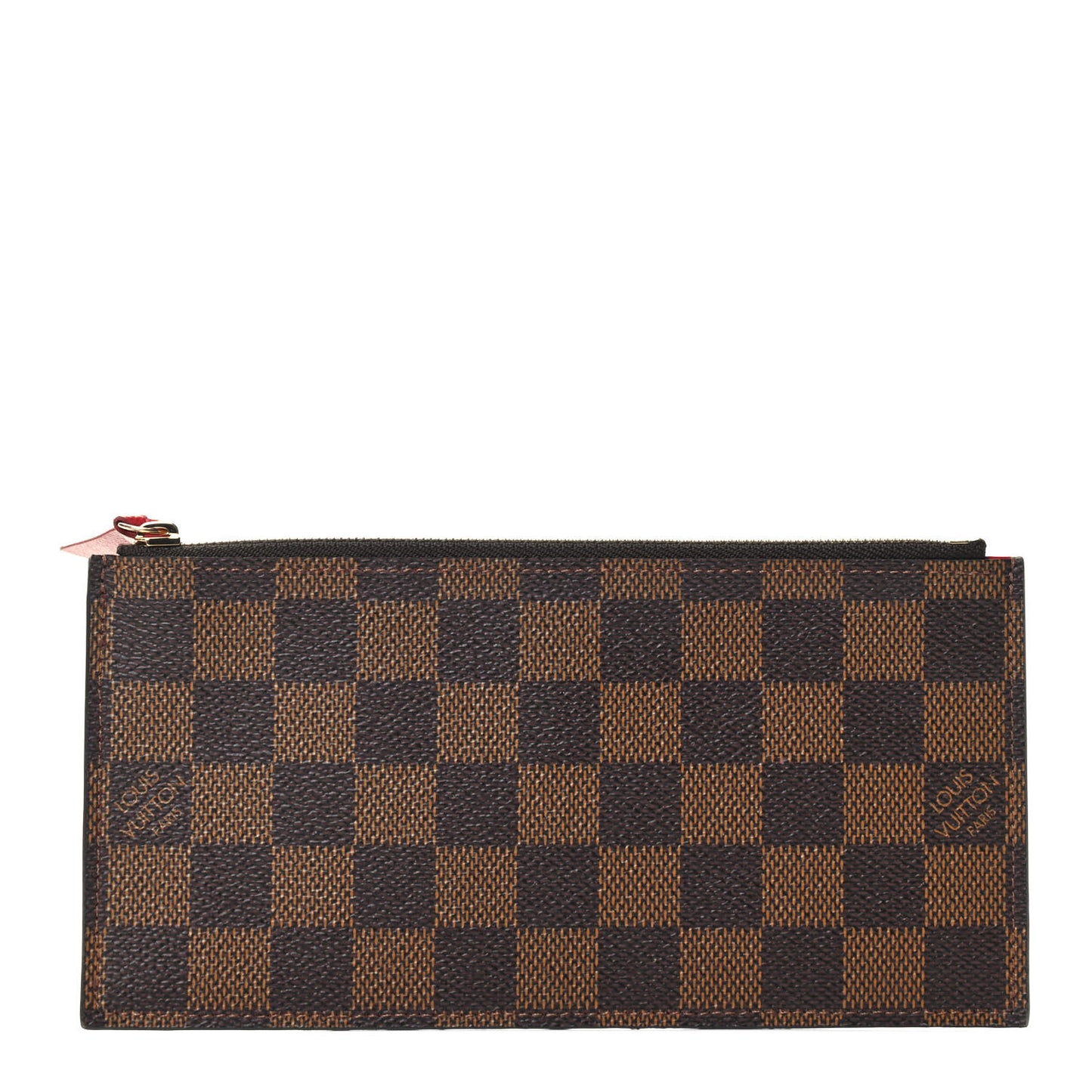 Damier Ebene Felicie Chain Wallet Zippered Insert