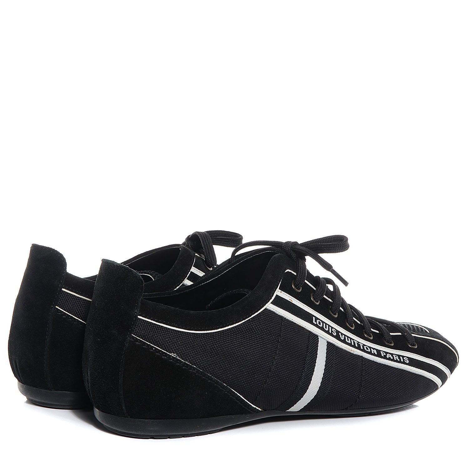 Louis Vuitton Canvas Suede Impulsion Sneaker 9.5 Black 4 of 8