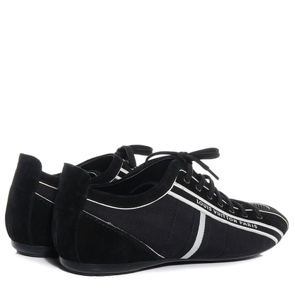 Louis Vuitton Canvas Suede Impulsion Sneaker 9.5 Black 4 of 8