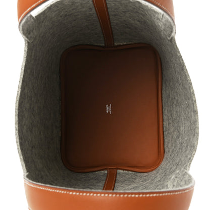 Hermes Feutre Swift Picotin Lock 22 MM Gris Clair Gold 6 of 11