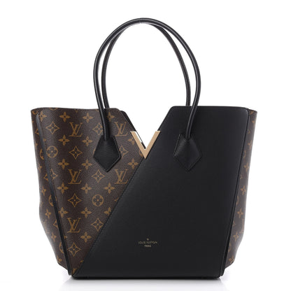 Louis Vuitton Calfskin Monogram Kimono Tote Black 1 of 6