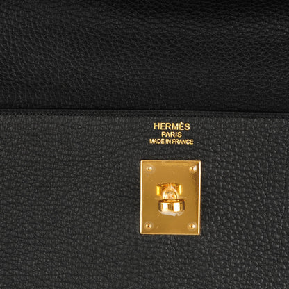 Hermes Togo Kelly Retourne 35 Black 8 of 25