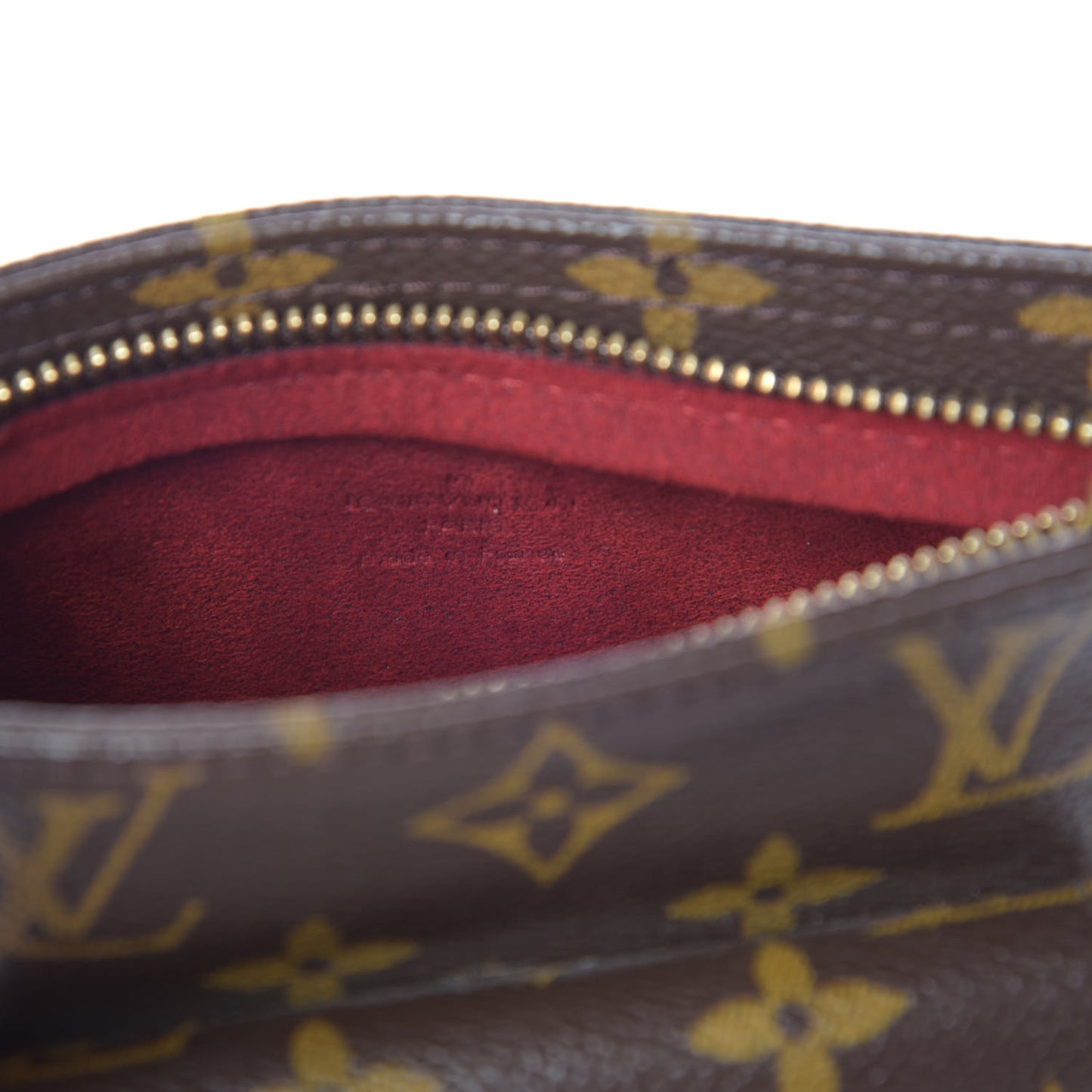 Monogram Partition Wristlet