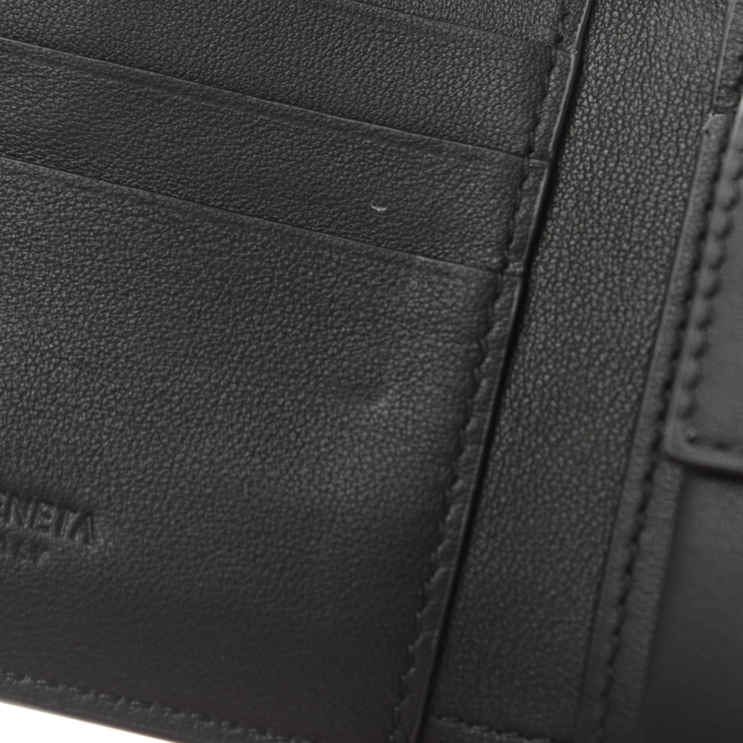 Bottega Veneta Nappa Maxi Intrecciato Card Holder Wallet Black 7 of 7