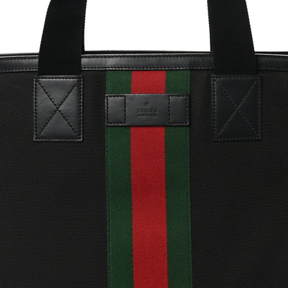 Gucci Techno Canvas Web Vertical Tote Black 8 of 10
