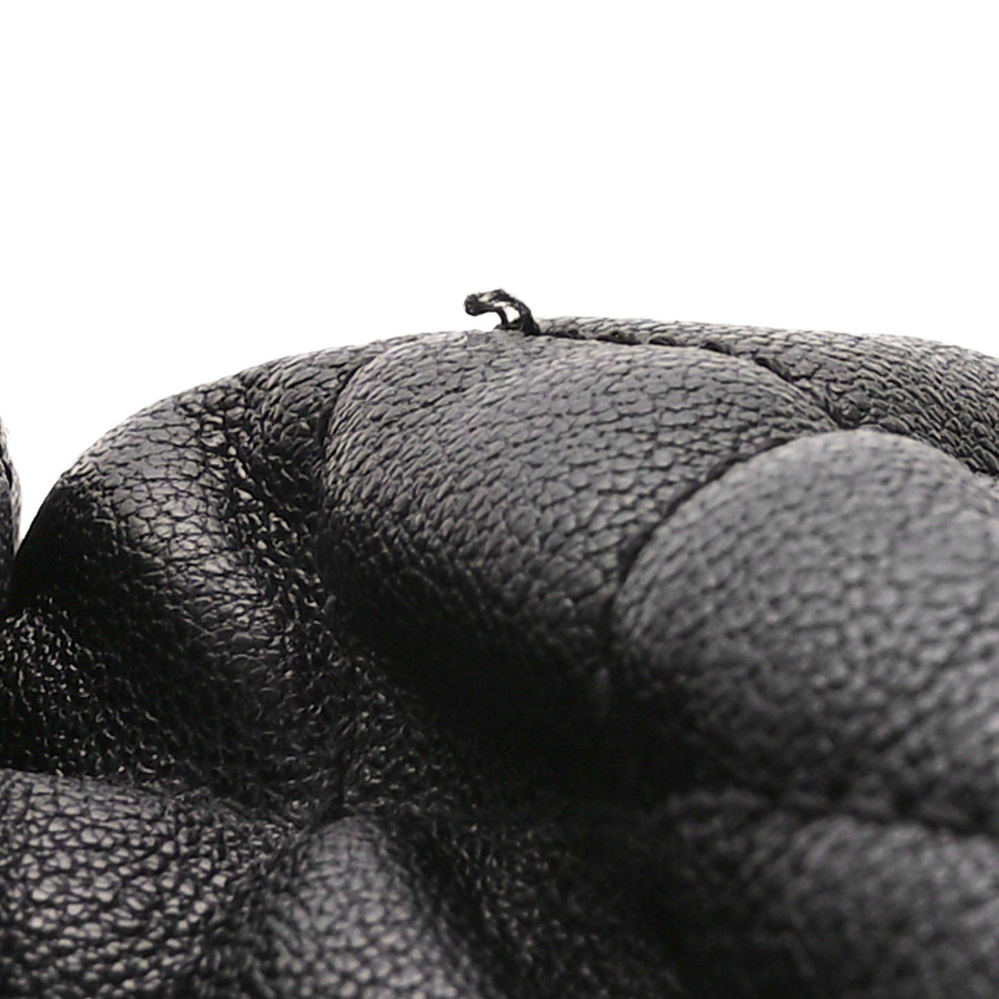 Washed Lambskin Quilted Large Chain Around Messenger Black