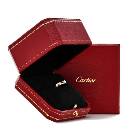Cartier 18K Pink Gold Diamond .24ct LOVE Solitaire Engagement Ring 49 5 6 of 6